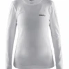 Craft Active Comfort Roundneck Long Sleeve Ondershirt Wit Dames