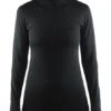 Craft Active Comfort Zip Lange Mouw Ondershirt Zwart/solid Dames