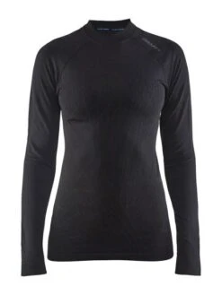 Craft Active Intensity Crewneck Lange Mouw Ondershirt Zwart Dames