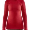 Craft Warm Intensity CN Lange Mouw Ondershirt Rood Dames -Craft 1905347