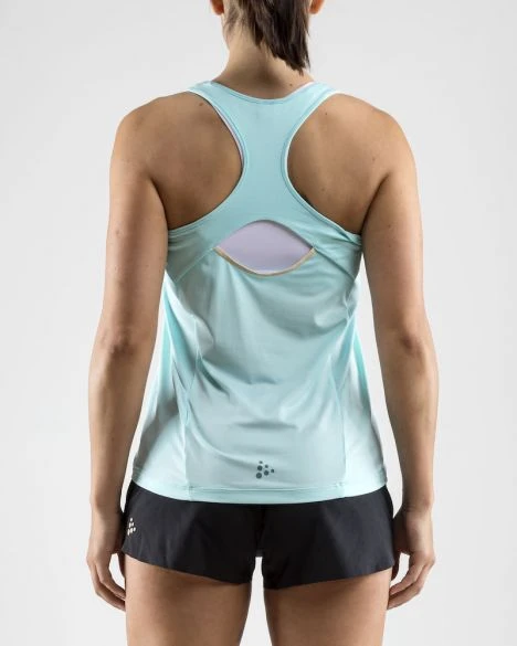 Craft Shade Mouwloos Hardloopshirt Blauw Dames 5 Craft Shade Mouwloos Hardloopshirt Blauw Dames - Afbeelding 3