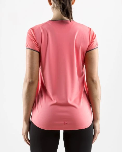 Craft Eaze Korte Mouw Hardloopshirt Roze Dames 5 Craft Eaze Korte Mouw Hardloopshirt Roze Dames - Afbeelding 3
