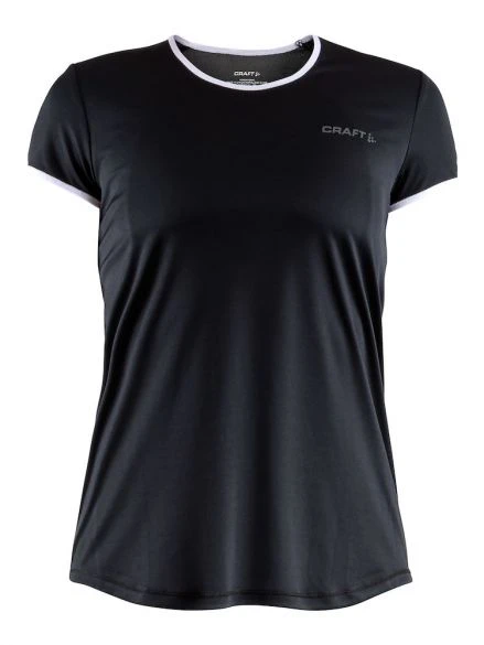 Craft Eaze Korte Mouw Hardloopshirt Zwart Dames 3 Craft Eaze Korte Mouw Hardloopshirt Zwart Dames