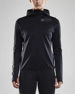 Craft Eaze Jersey Hardloopjack Zwart Dames 8 Craft Eaze Jersey Hardloopjack Zwart Dames -Craft 1906033 999000 eaze jersey hood jacket c1