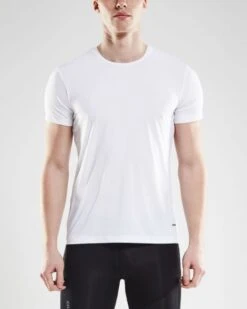 Craft Essential RN Korte Mouw Shirt Wit Heren -Craft 1906052 900000 essential rn ss c1