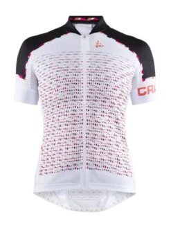 Craft Empress Korte Mouw Fietsshirt Wit Dames