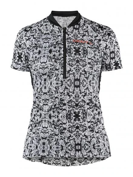 Craft Velo Art Fietsshirt Wit/zwart Dames 3 Craft Velo Art Fietsshirt Wit/zwart Dames