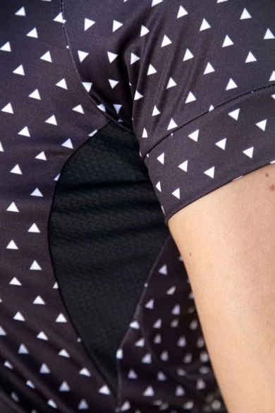 Craft Velo Art Fietsshirt Zwart/wit Dames 6 Craft Velo Art Fietsshirt Zwart/wit Dames - Afbeelding 4