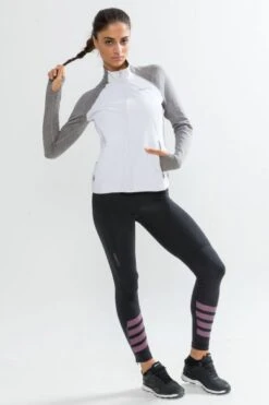 Craft Urban Run Fuseknit Hardloopjack Wit/grijs Dames -Craft 1906434 900950 urban run fuseknit jacket c6 preview