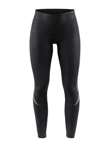 Craft Ideal Thermal Tight Fietsbroek Zwart/strepen Dames 3 Craft Ideal Thermal Tight Fietsbroek Zwart/strepen Dames