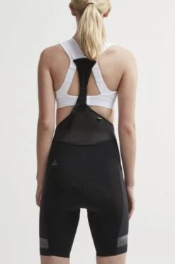 Craft Hale Glow Bibshort Zwart Dames -Craft 1907131 999000 hale glow bib shorts c2 preview