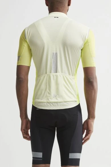 Craft Hale Glow Fietsshirt Geel/zilver Heren 5 Craft Hale Glow Fietsshirt Geel/zilver Heren - Afbeelding 3
