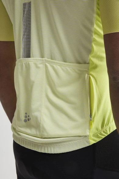 Craft Hale Glow Fietsshirt Geel/zilver Heren 6 Craft Hale Glow Fietsshirt Geel/zilver Heren - Afbeelding 4