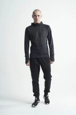 Craft Charge Sweat Hood Hardloopjack Zwart Heren -Craft 1907722 999000 charge fz sweat hood jacket c6 preview