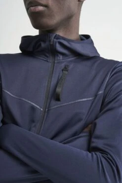 Craft Eaze FZ Sweat Hood Hardloopjack Blauw Heren -Craft 1907744 396000 4