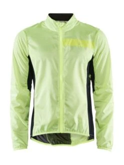Craft Essence Light Wind Fietsjacket Geel Heren