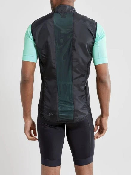 Craft Essence Light Wind Fietsvest Zwart Heren 5 Craft Essence Light Wind Fietsvest Zwart Heren - Afbeelding 3