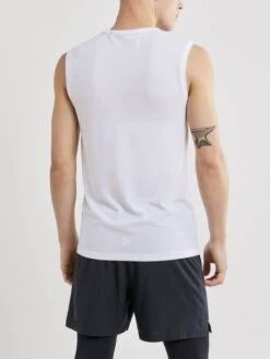 Craft Fuseknit Light Mouwloos Ondershirt Wit Heren -Craft 1908842 900000 fuseknit light rn sl c2 preview