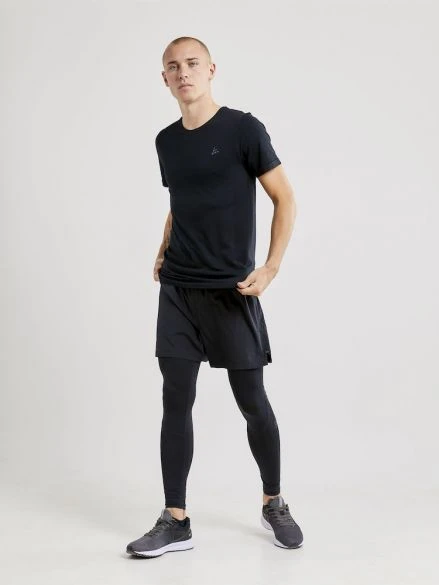 Craft Fuseknit Light Korte Mouw Ondershirt Zwart Heren 7 Craft Fuseknit Light Korte Mouw Ondershirt Zwart Heren - Afbeelding 5