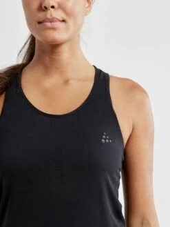 Craft Fuseknit Light Mouwloos Ondershirt Zwart Dames -Craft 1908845 999000 fuseknit light singlet c3 preview