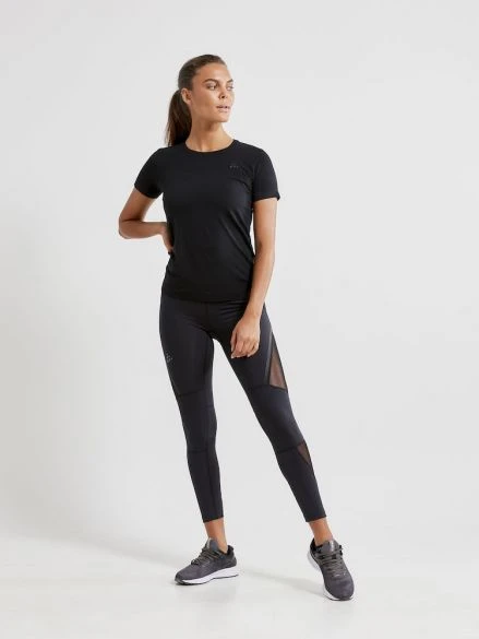 Craft Fuseknit Light Korte Mouw Ondershirt Zwart Dames 7 Craft Fuseknit Light Korte Mouw Ondershirt Zwart Dames - Afbeelding 5