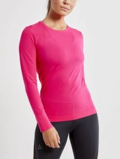 Craft Fuseknit Light Lange Mouw Ondershirt Roze Dames -Craft 1908847 738000 fuseknit light rn ls c1 preview