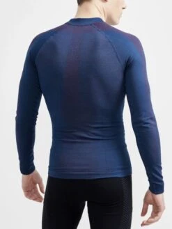 Craft Advanced Warm Fuseknit Ondershirt Blauw Heren -Craft 1909732 396404 adv warm fuseknit intensity ls m closeup2 preview