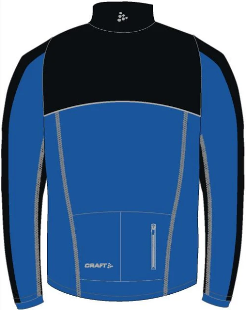 Craft Thermo Schaatsjack Windstopper Flatlock Zwart/blauw Unisex 4 Craft Thermo Schaatsjack Windstopper Flatlock Zwart/blauw Unisex - Afbeelding 2