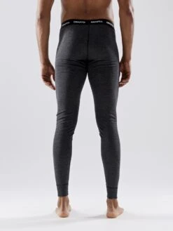 Craft Core Wol Merino Broek Zwart Heren -Craft craft 1911547 998000 core wool merino pant m closeup2 original