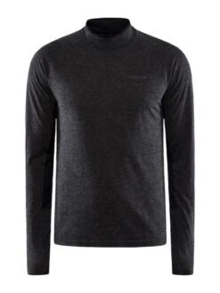 Craft Advanced Subz Wool 2 Lange Mouw Hardloopshirt Heren Zwart