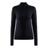 Craft Core Dry Active Comfort Shirt Lange Mouw Half Zip Zwart Dames -Craft craft baselayer dames core dry active comfort hz 1911167 b999000 01