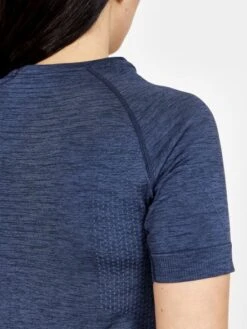 Craft CORE Dry Active Comfort Ondershirt Korte Mouw Blauw Dames -Craft craft baselayer dames core dry active comfort ss w 1911677 396000 05