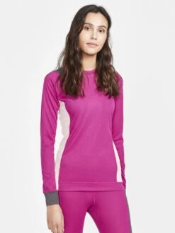 Craft Core Dry Thermo Onderkleding Set Roze Dames -Craft craft baselayer dames core dry baselayer set 1909706 486985 05