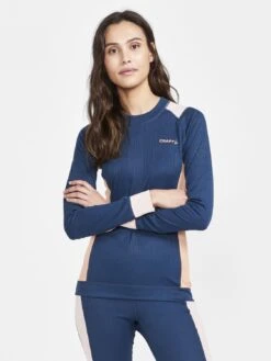 Craft Core Dry Thermo Onderkleding Set Blauw/roze Dames -Craft craft baselayer dames core dry baselayer set 1909706 698718 07