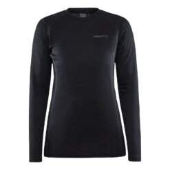 Craft Core Warm Baselayer Shirt Lange Mouw Zwart Dames