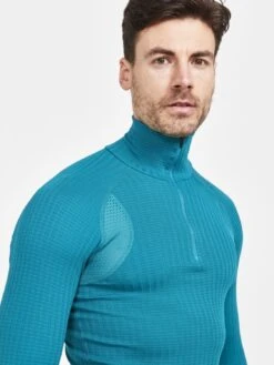 Craft Active Extreme X Zip Ondershirt Lange Mouw Blauw Heren -Craft craft baselayer heren active extreme x zip ls 1909681 625000 03