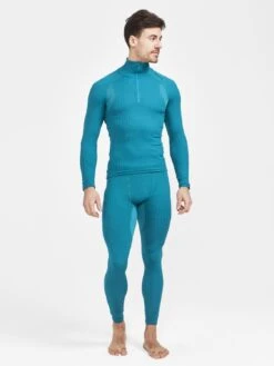 Craft Active Extreme X Zip Ondershirt Lange Mouw Blauw Heren -Craft craft baselayer heren active extreme x zip ls 1909681 625000 04