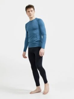 Craft Core Dry Active Comfort Shirt Lange Mouw Blauw Heren -Craft craft baselayer heren core dry active comfort ls 1911157 676000 04