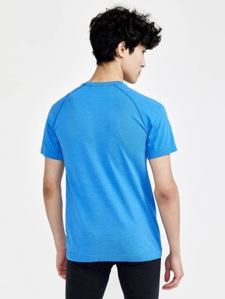 Craft Core Dry Active Comfort Ondershirt Korte Mouw Blauw Heren 5 Craft Core Dry Active Comfort Ondershirt Korte Mouw Blauw Heren - Afbeelding 3