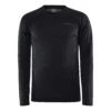 Craft Core Warm Baselayer Shirt Lange Mouw Zwart Heren -Craft craft baselayer heren core warm baselayer ls tee 1912532 999000 01
