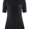 Craft Cool Intensity Korte Mouw Ondershirt Zwart Dames -Craft craft cool intensity singlet roundneck short sleeve dames zwart