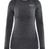 Craft Core Wool Merino Lange Mouw Ondershirt Dames Zwart -Craft craft core dames 2021 1911548 998000