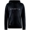 Craft Core Vrijetijdsvest (met Capuchon) Zwart Dames -Craft craft core hoodie dames wit 1910641 999000