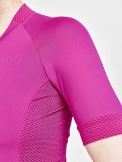Craft Advanced Endurance Fietsshirt Korte Mouw Neon Roze Dames -Craft craft dames shirt adv endur jersey w 1910553 486000 06