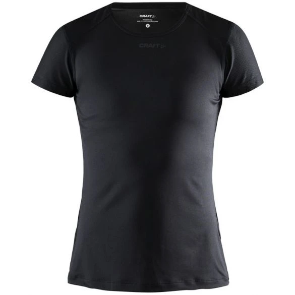 Craft Essence Slim Hardloopshirt SS Zwart Dames 3 Craft Essence Slim Hardloopshirt SS Zwart Dames