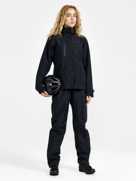 Craft Advanced Bike Ride Hydro Fietsjas Zwart Dames 6 Craft Advanced Bike Ride Hydro Fietsjas Zwart Dames - Afbeelding 4