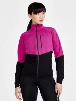 Craft Advanced Endurance Hydro Fietsjas Zwart/roze Dames -Craft craft jas dames adv endur hydro jacket w 1910559 486999 02