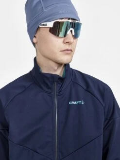 Craft Glide Block Jack Donkerblauw Heren -Craft craft jas heren 1909596 396000 core glide block jacket 05