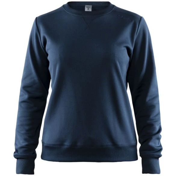Craft Leisure Vrijetijdssweater Crewneck Blauw Dames 3 Craft Leisure Vrijetijdssweater Crewneck Blauw Dames