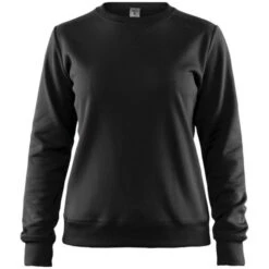 Craft Leisure Vrijetijdssweater Crewneck Zwart Dames